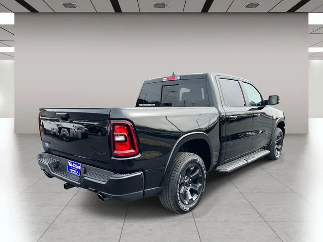 New 2026 Diamond Black Crystal Pearl-Coat Exterior Paint RAM Big Horn/Lone Star image 3