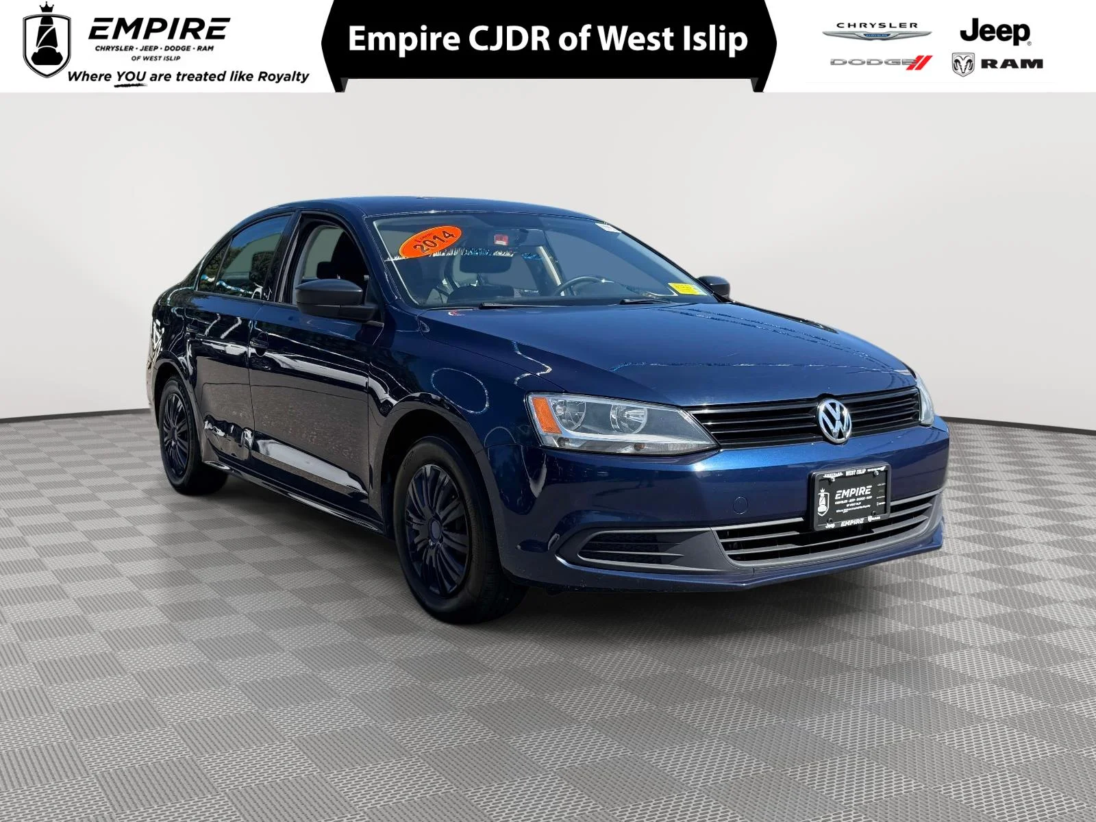 Used 2014 Tempest Blue Metallic Volkswagen 2.0L S image 1