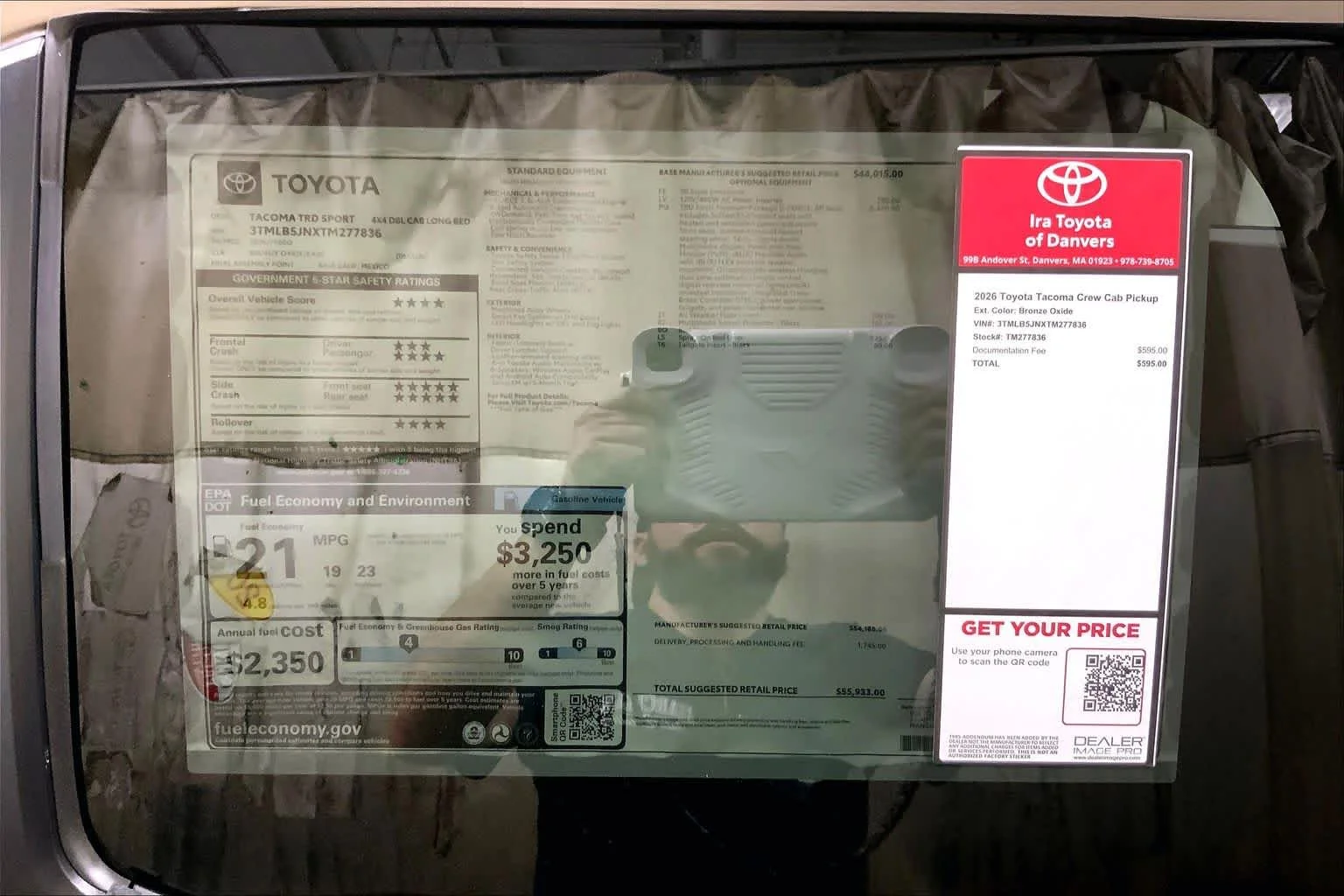 Used 2026 Bronze Oxide Toyota TRD Sport image 21