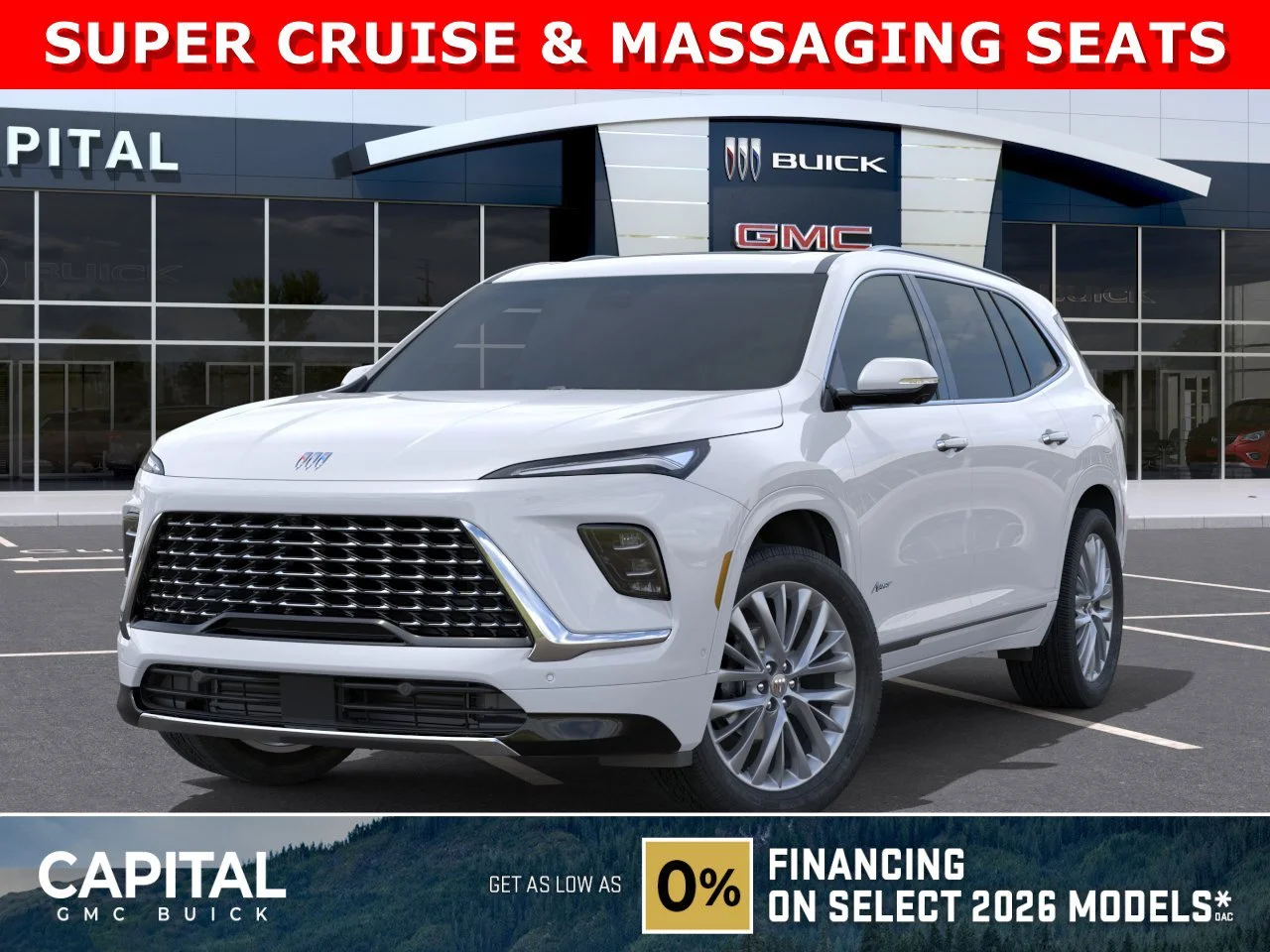 New 2026 IRIDESCENT WHITE TRICOAT Buick Avenir image 1
