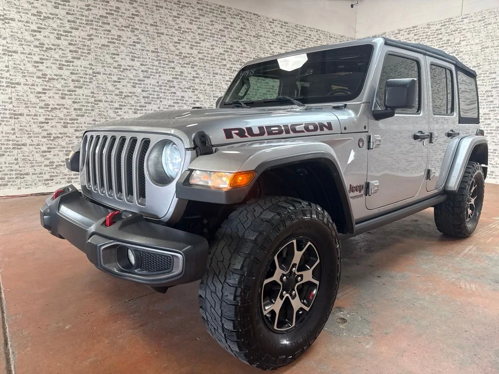 Used 2019 Billet Silver Metallic Clearcoat Jeep Unlimited Rubicon image 3