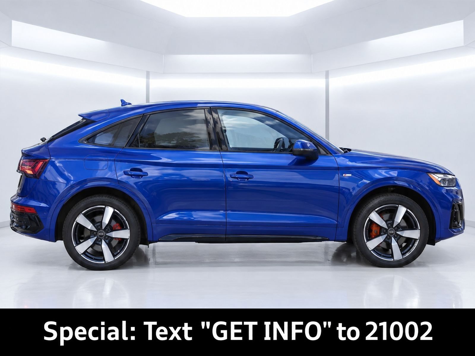 Certified Used 2024 Blue Audi 45 S line Premium image 3