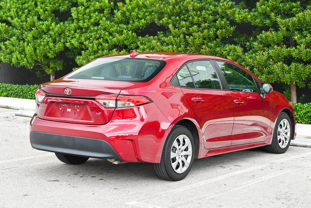 Used 2023 Red Toyota LE image 4
