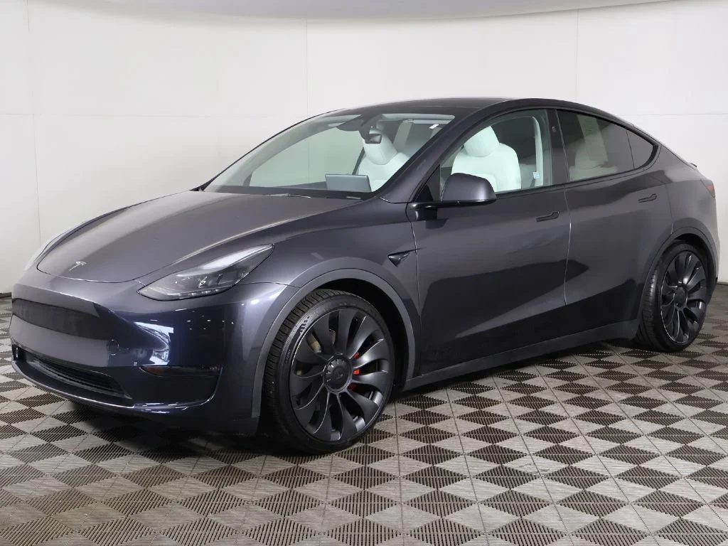 Used 2024 Gray Tesla Performance image 11