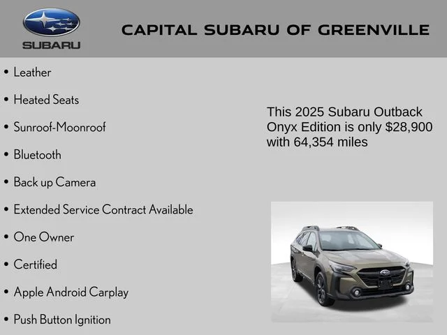 Used 2025 Brown Subaru Onyx Edition image 4