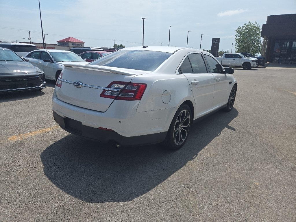 Used 2017 White Platinum Metallic Tri-Coat Ford SHO image 3