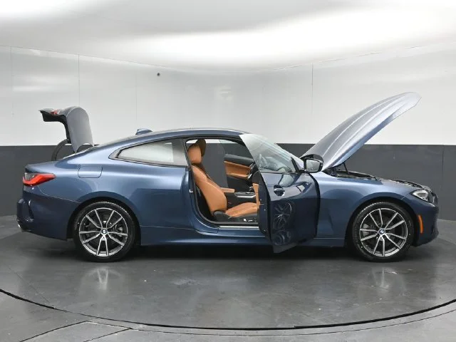 Certified Used 2021 Arctic Race Blue Metallic BMW 430i xDrive image 56