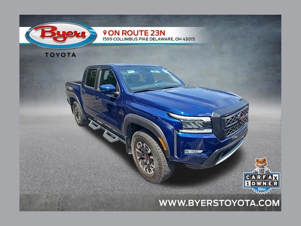 Used 2023 Deep Blue Pearl Nissan PRO-4X image 1
