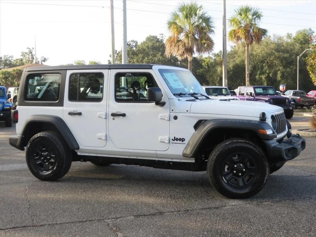 New 2026 Bright White Clearcoat Jeep Sport image 2