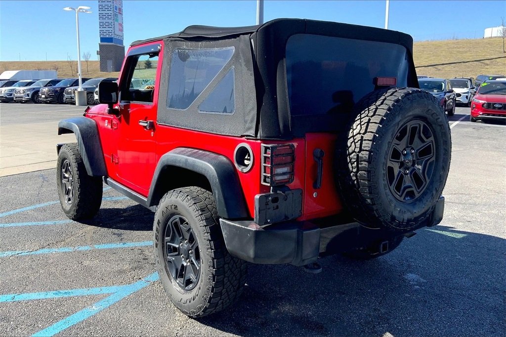 Used 2016 Jeep Wrangler Willys Wheeler with VIN 1C4GJWAG0GL258084 for sale in Kansas City