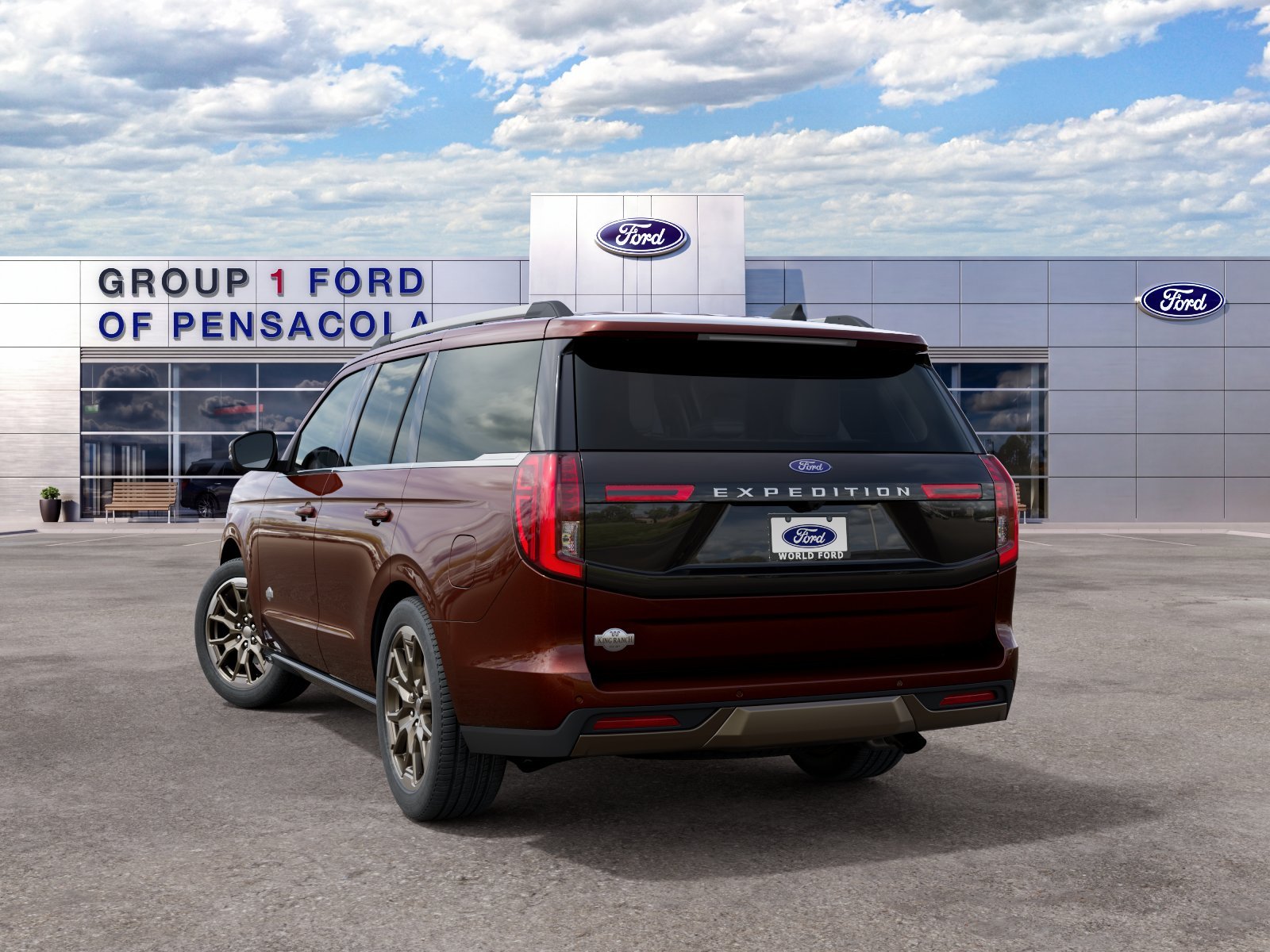 New 2027 Bronze Fire Metallic Tinted Clearcoat Ford King Ranch® image 8