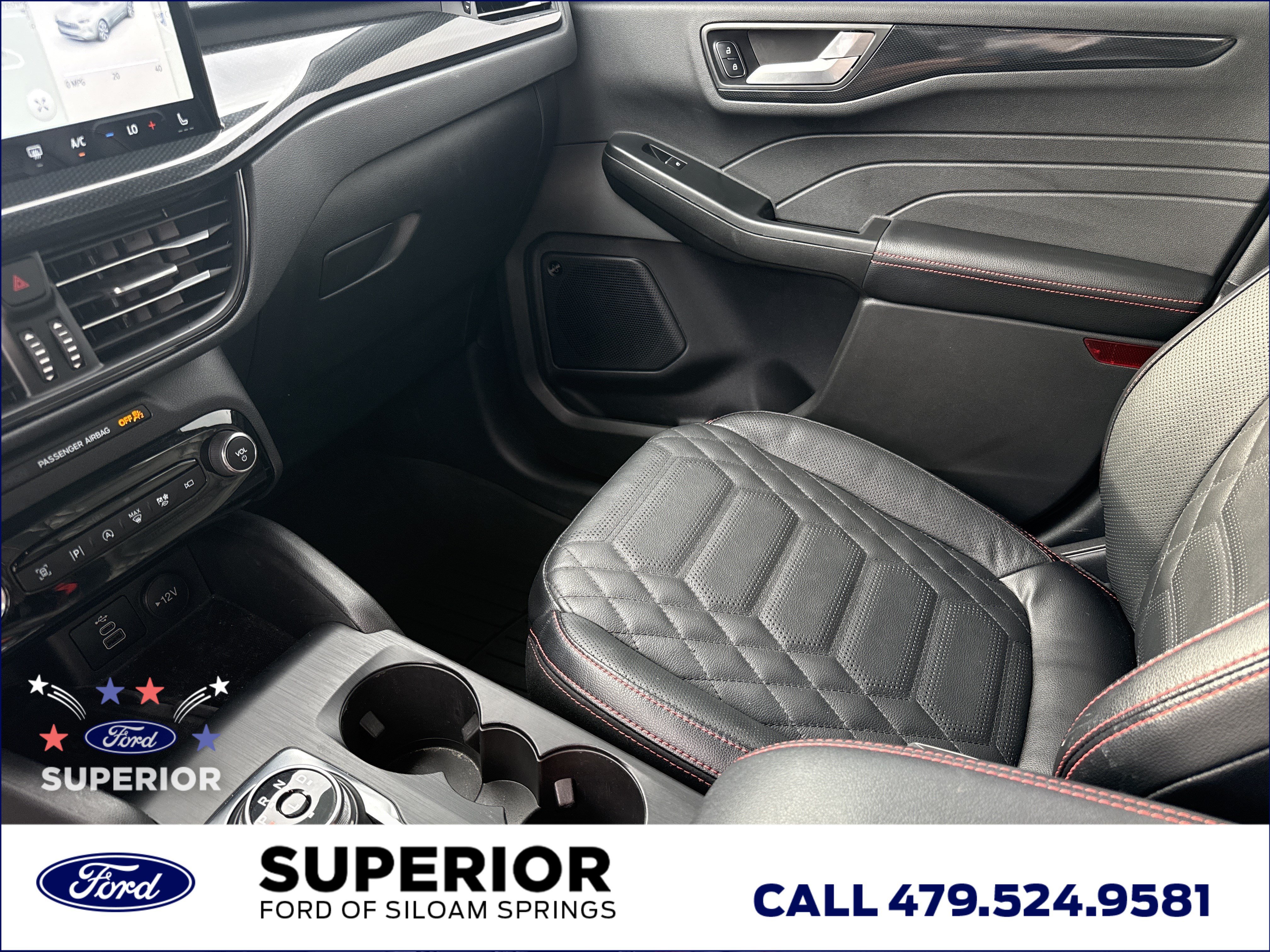 Used 2024 Light Blue Clearcoat Metallic Ford ST-Line Elite AWD image 25