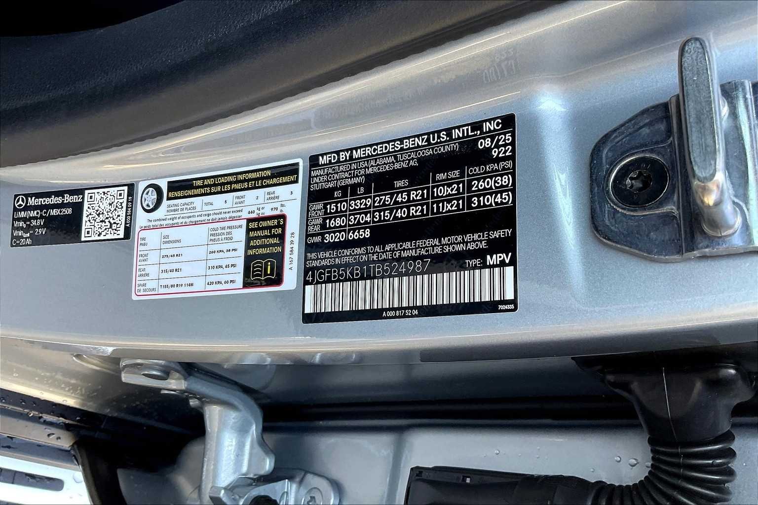 New 2026 Cirrus Silver Metallic Mercedes-Benz GLE 450 image 12