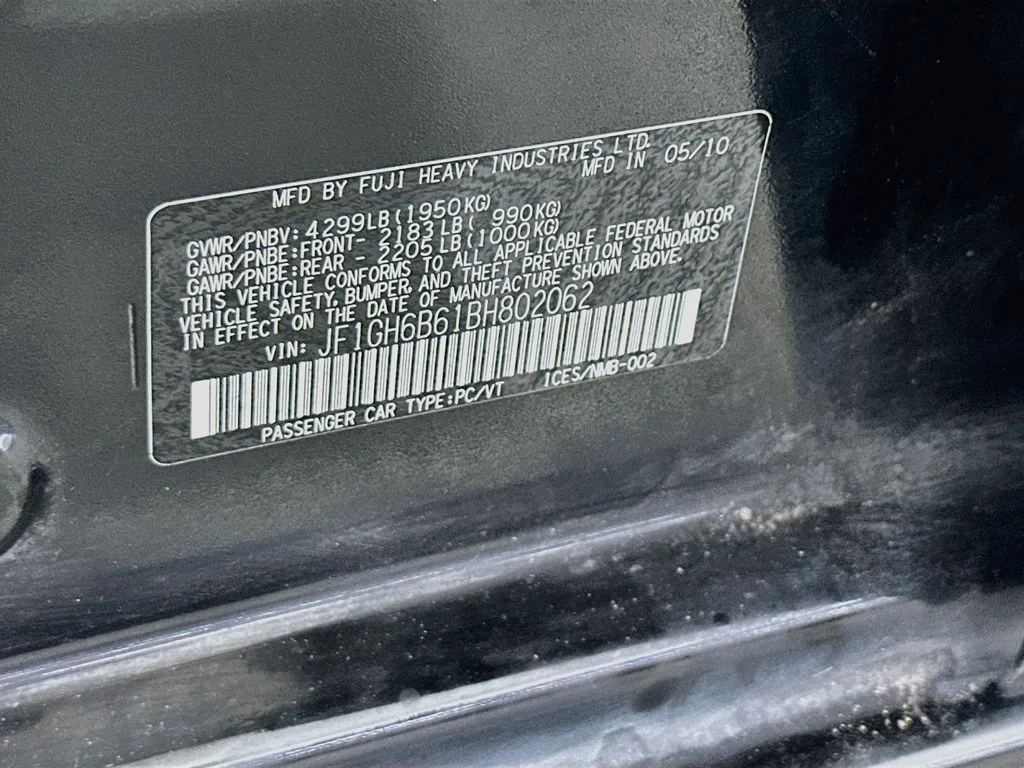 Used 2011 Obsidian Black Pearl Subaru 2.5i image 31