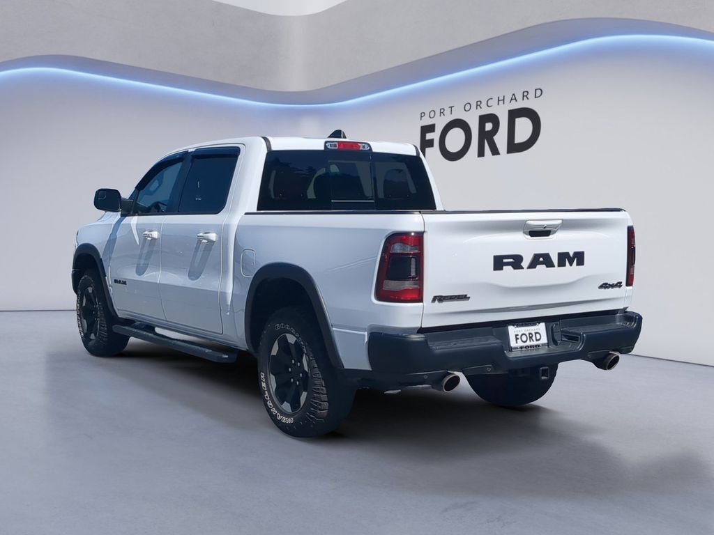 Used 2022 Bright White Clearcoat Ram Rebel image 5