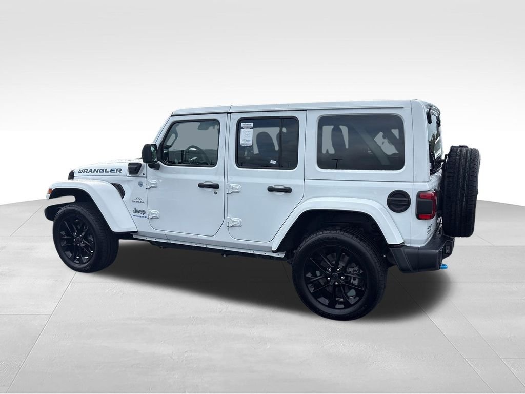 Used 2024 White Jeep Sahara 4xe image 3
