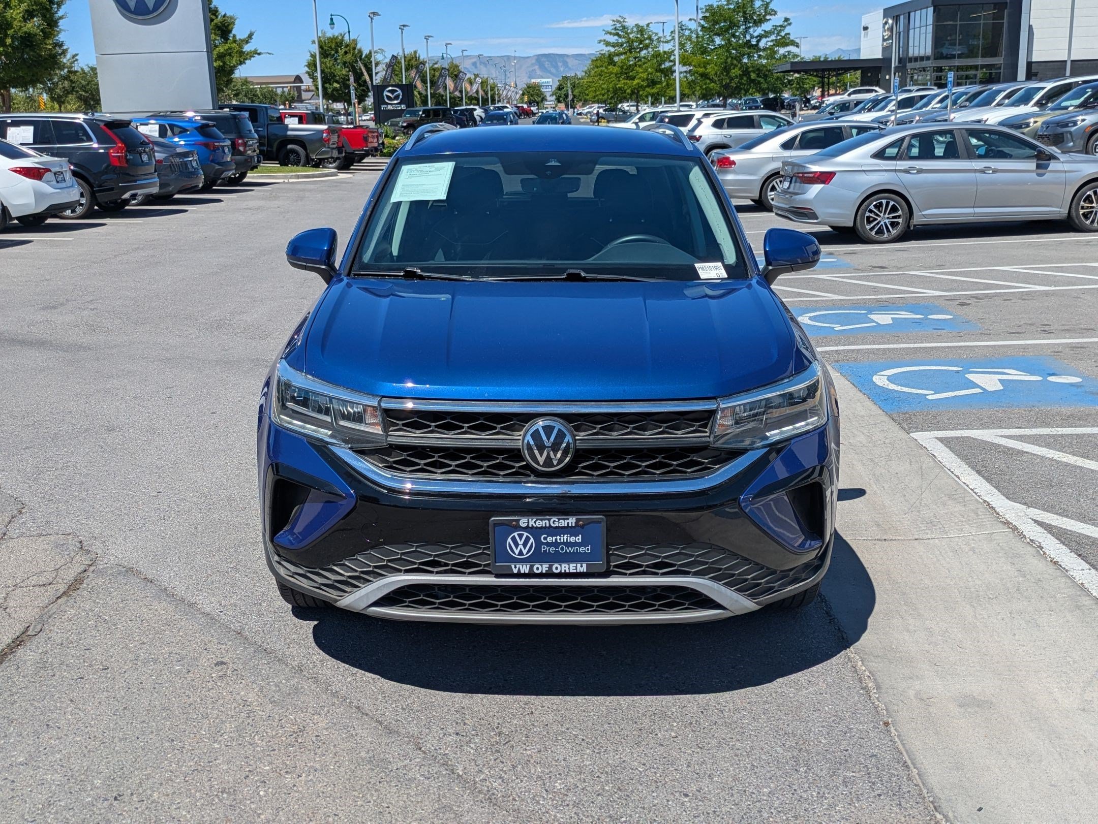 Certified Used 2023 Blue Volkswagen SE image 10