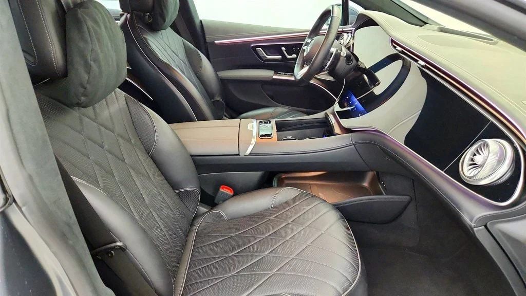 Used 2023 MANUFAKTUR Selenite Gray Magno Mercedes-Benz EQS 450+ Sedan, Pinnacle w/ Executive Rear Seat Package Plus image 23