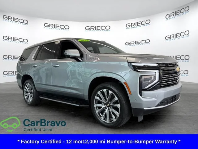 Certified Used 2025 Sterling Gray Metallic Chevrolet High Country image 1