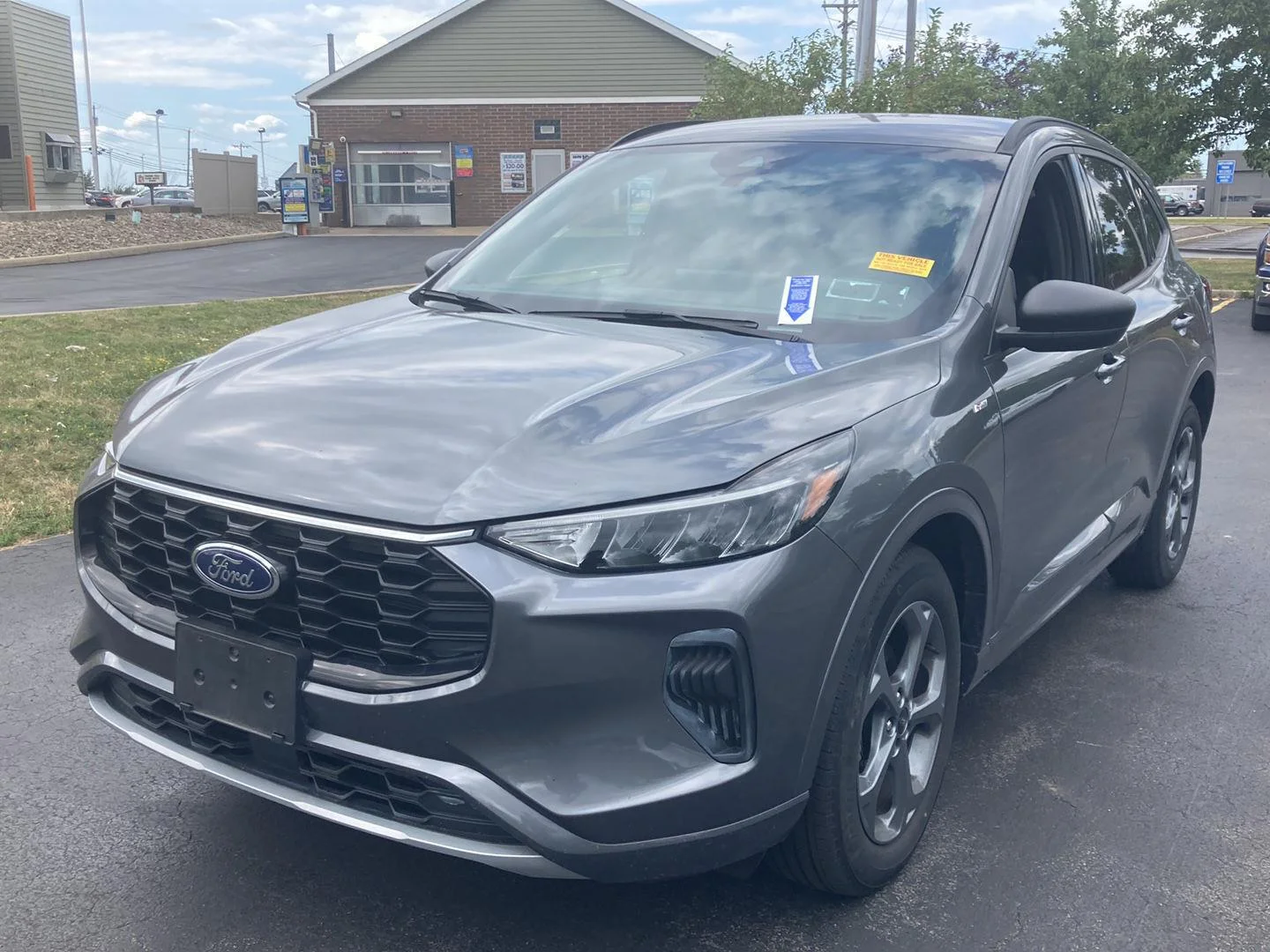 Used 2023 Carbonized Gray Ford ST-Line image 3