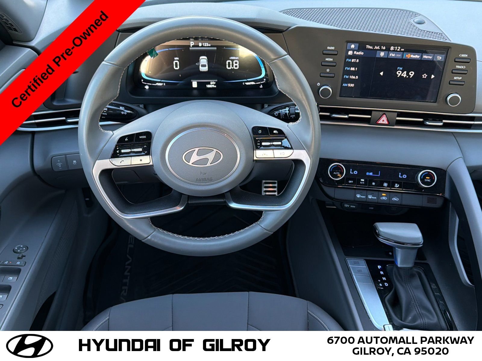 Certified Used 2025 Silver Hyundai SEL Sport image 15