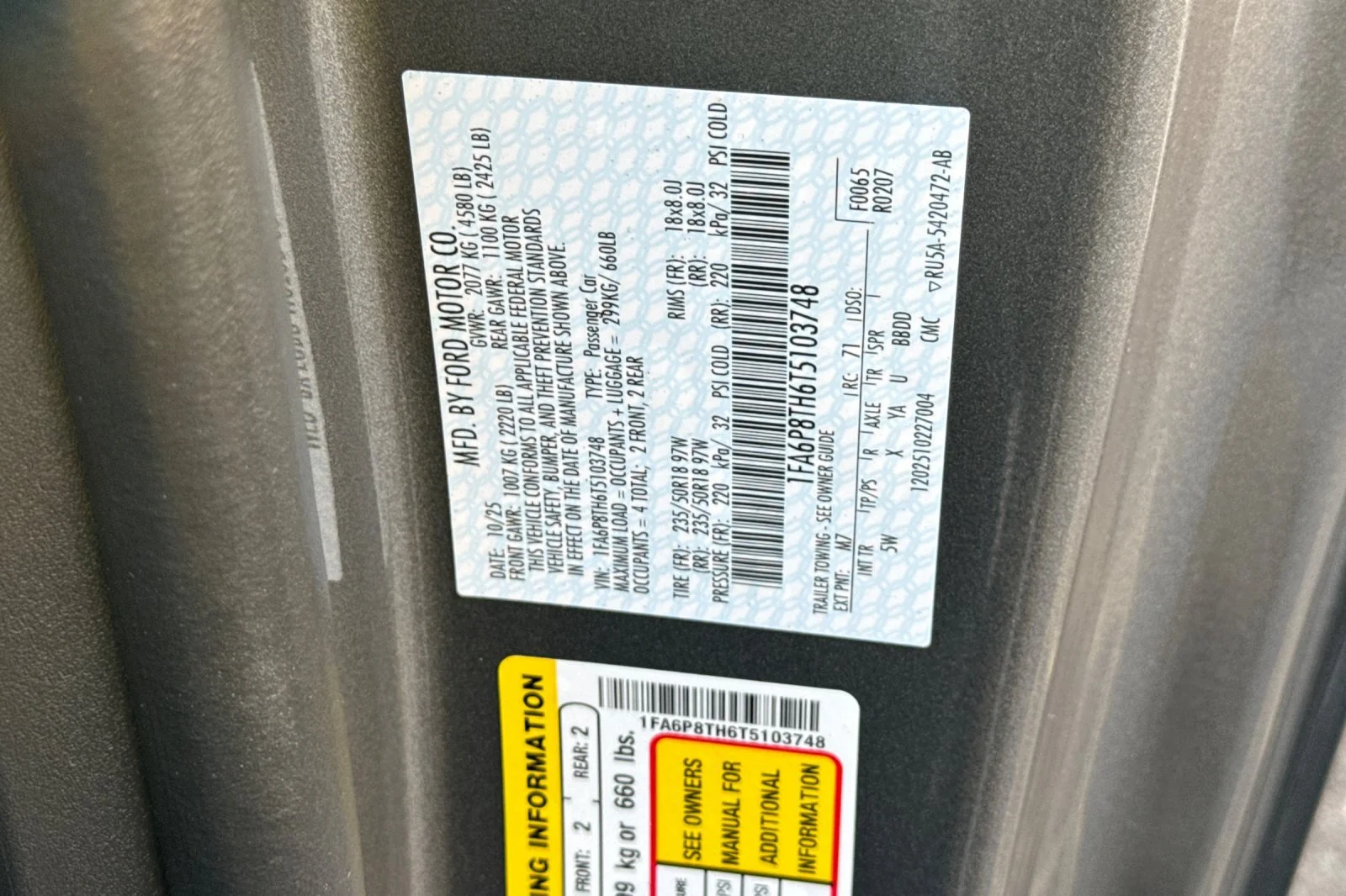 2026 Ford Mustang EcoBoost Premium Fastback - Photo 26