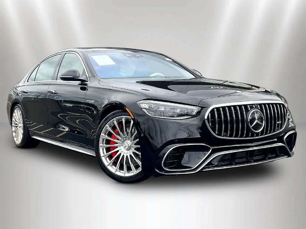 Used 2025 Black Mercedes-Benz S 63 E AMG® image 3