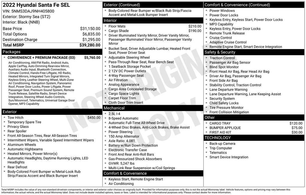 Used 2022 Blue Hyundai SEL image 2