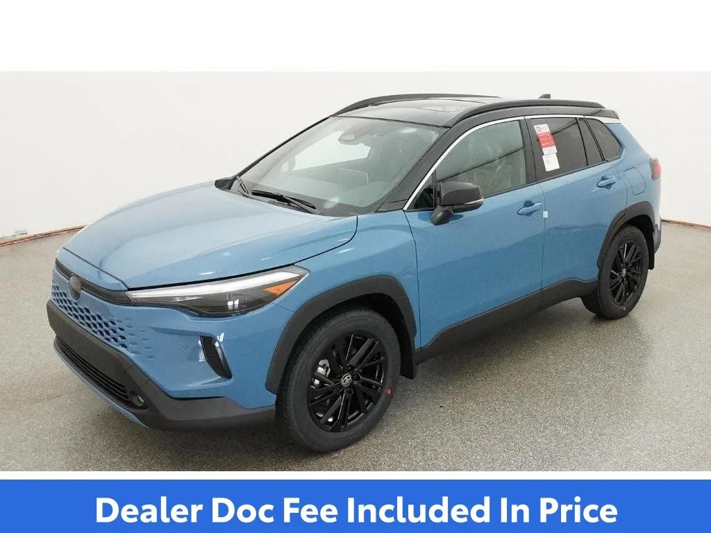 New 2026 Cavalry Blue with Jet Black roof Toyota Hybrid XSE image 1