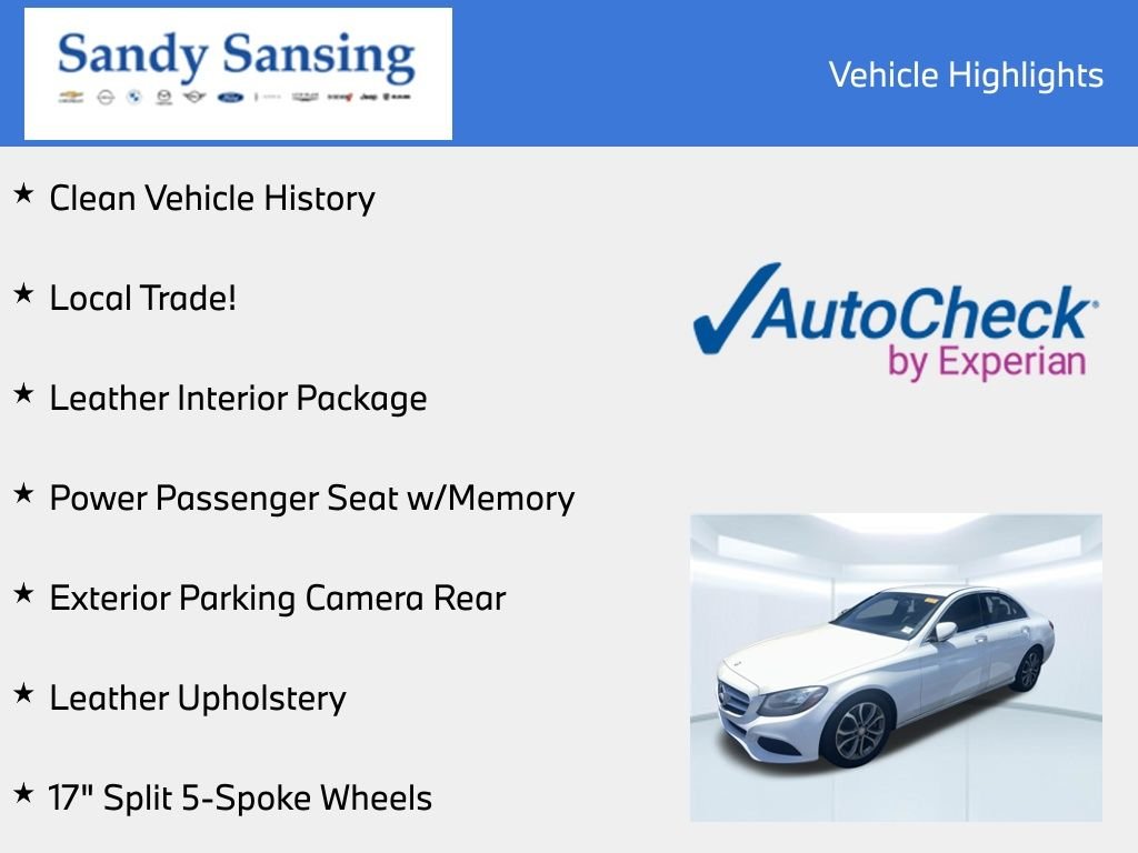 Used 2017 White Mercedes-Benz C 300 image 8