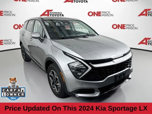 Used 2024 Gray Kia LX image 1