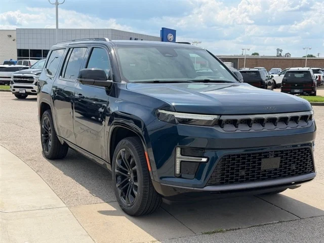 New 2026 Fathom Blue Pearl-Coat Exterior Paint (Late Availability) Jeep Summit Obsidian image 3