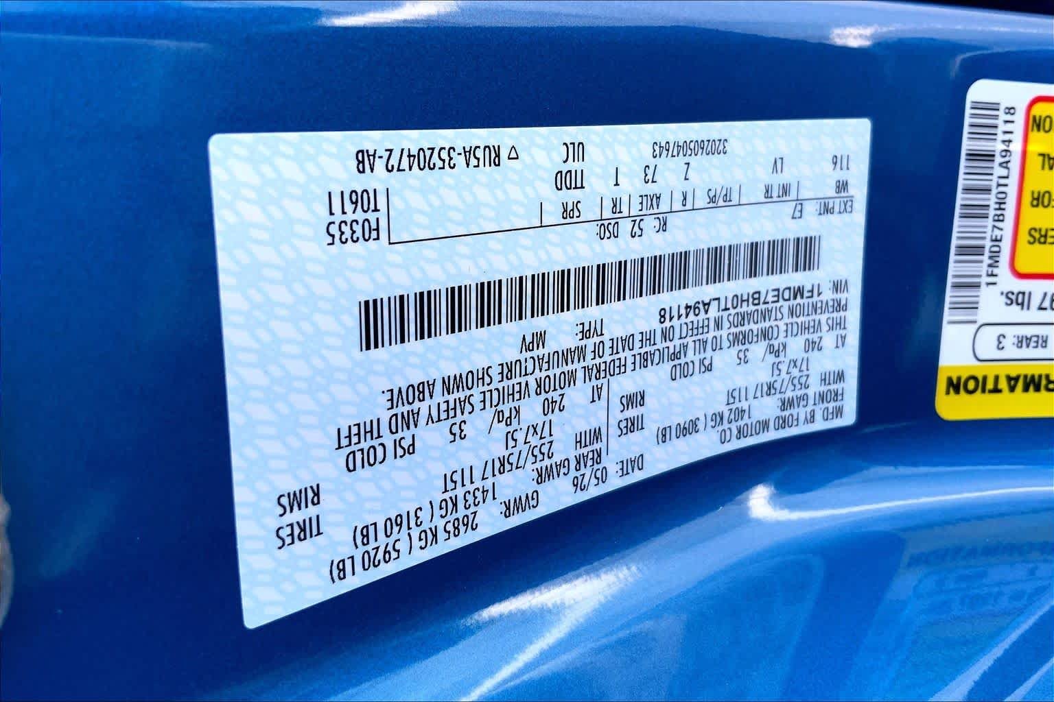 New 2026 Velocity Blue Metallic Ford Big Bend® image 18