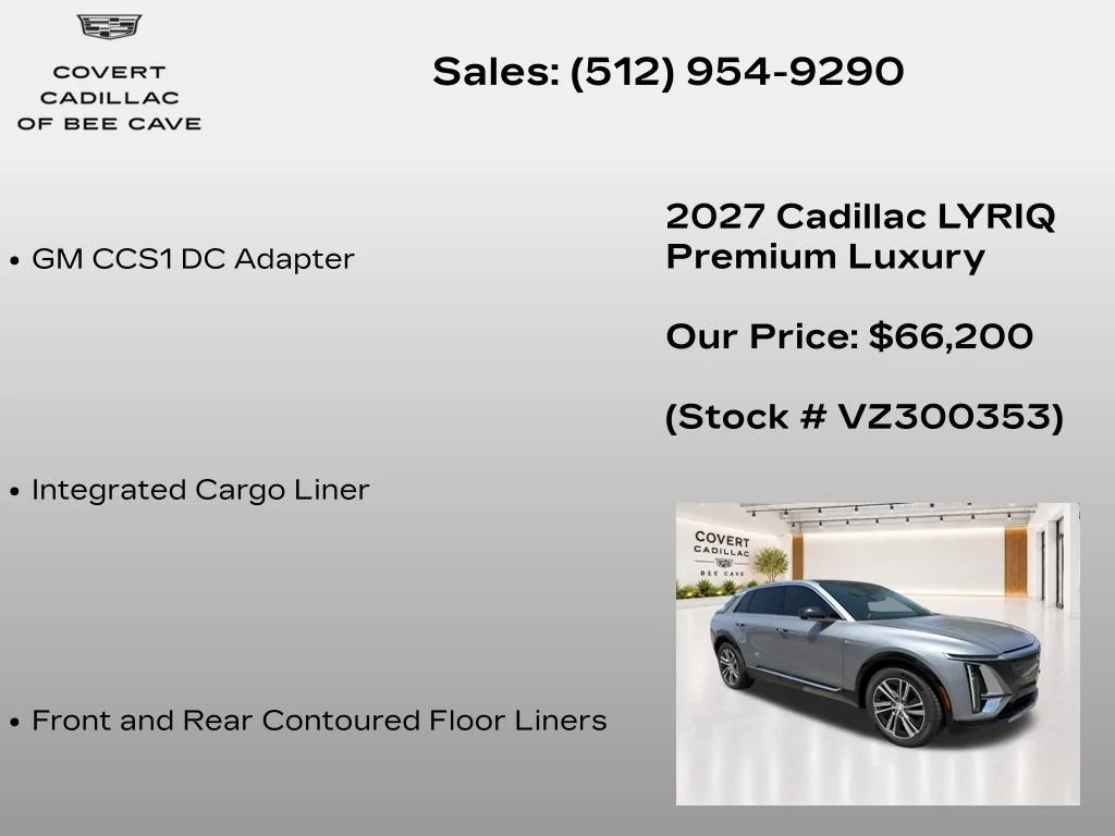 New 2027 Argent Silver Metallic Cadillac Premium Luxury image 14
