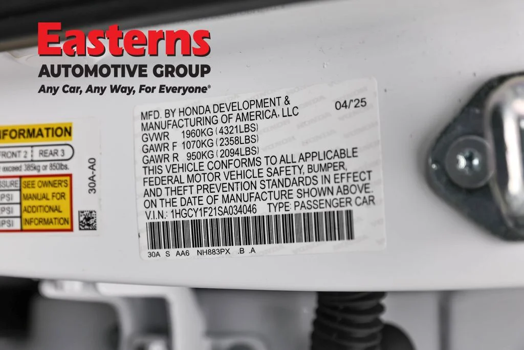 Used 2025 White Honda LX image 33