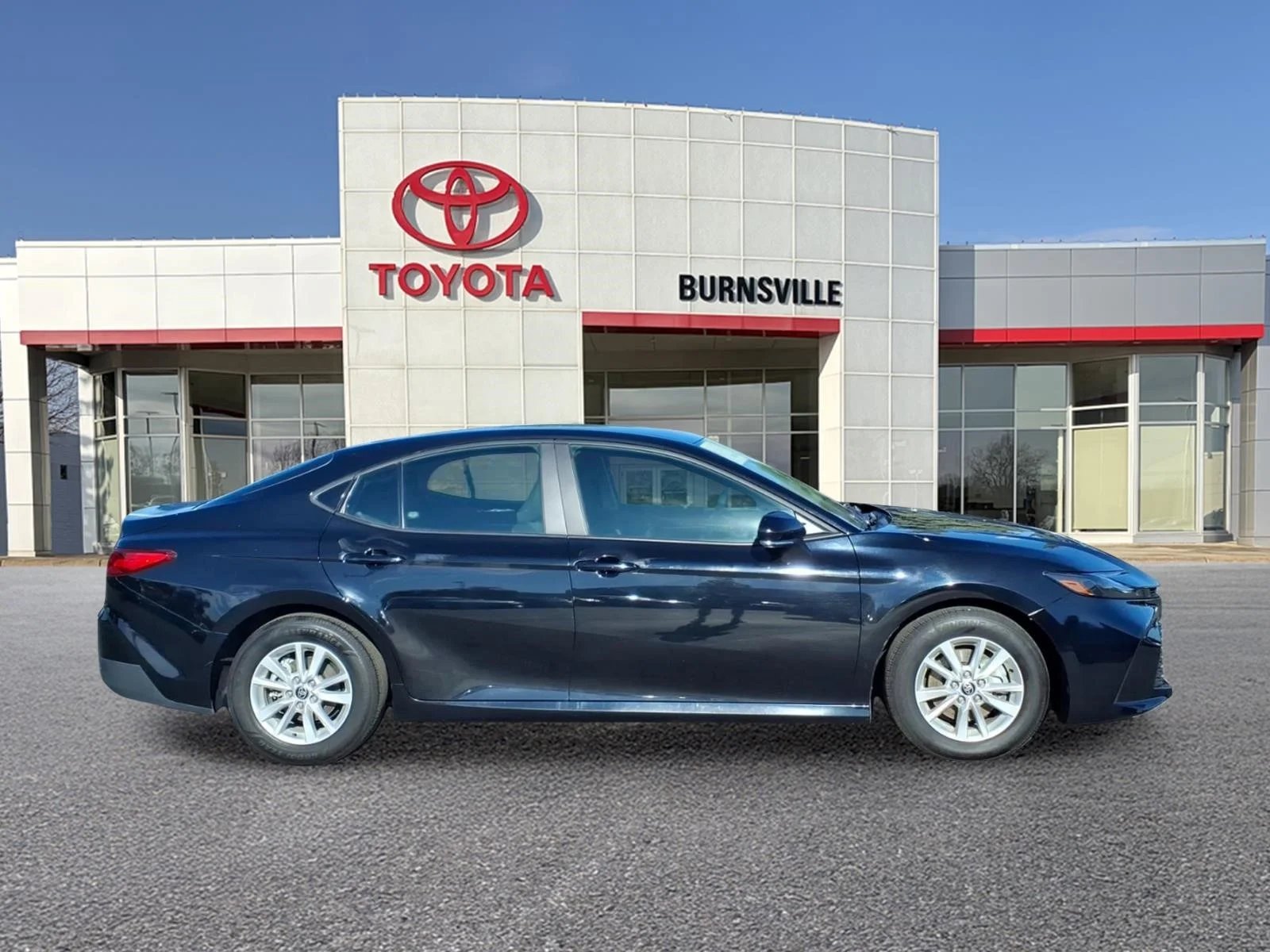 Certified 2025 Toyota Camry LE with VIN 4T1DAACK6SU106784 for sale in Burnsville, Minnesota