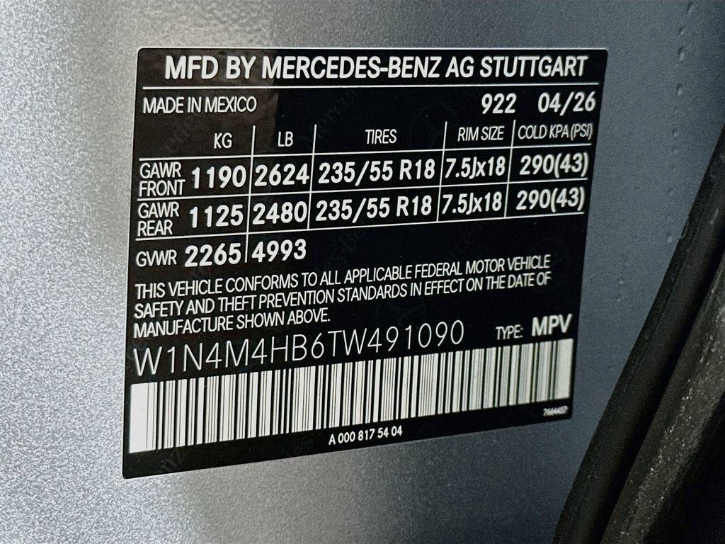 New 2026 Cirrus Silver Metallic Mercedes-Benz GLB 250 image 62