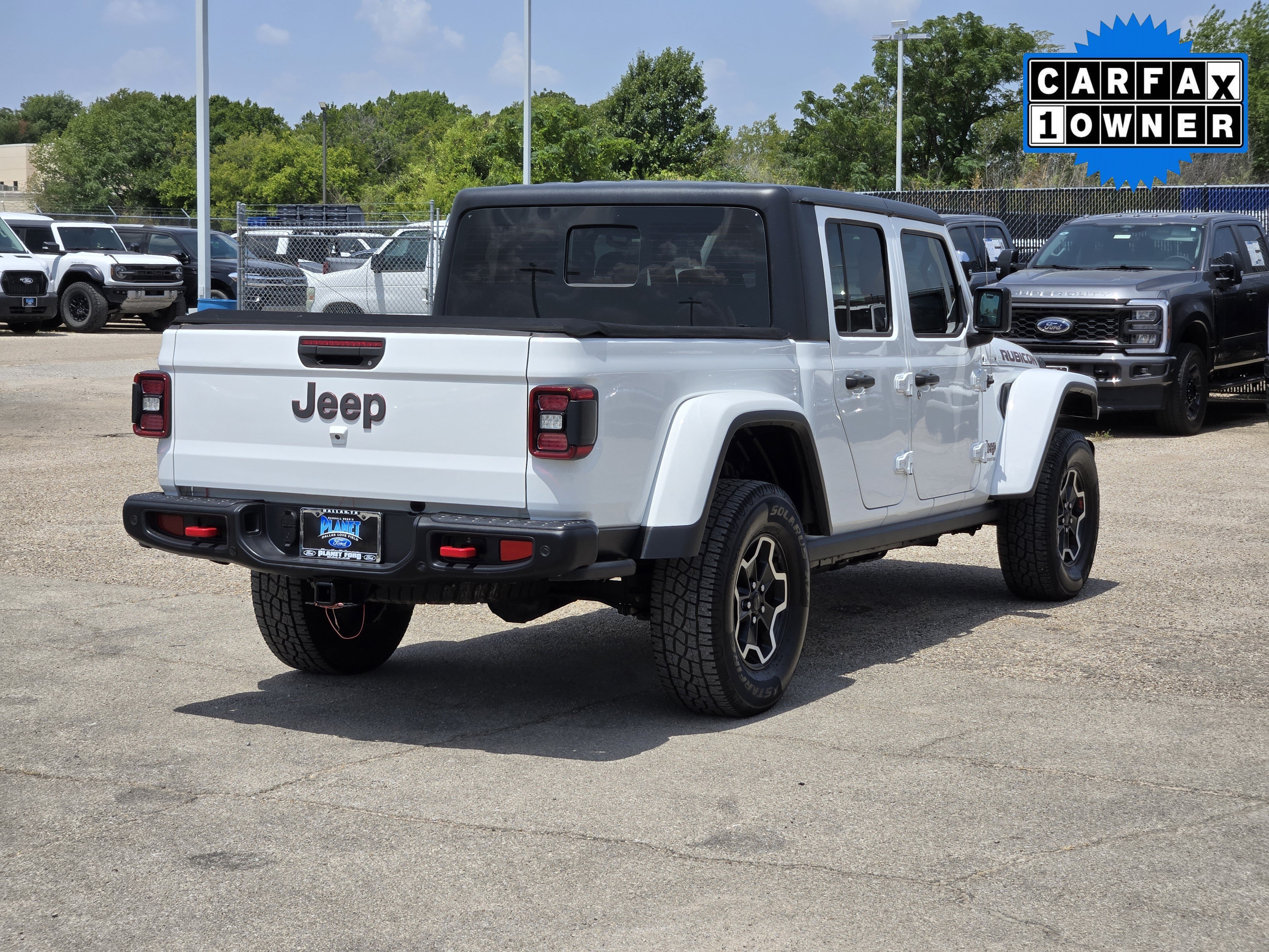 Certified Used 2020 Bright White Clearcoat Jeep Rubicon image 7