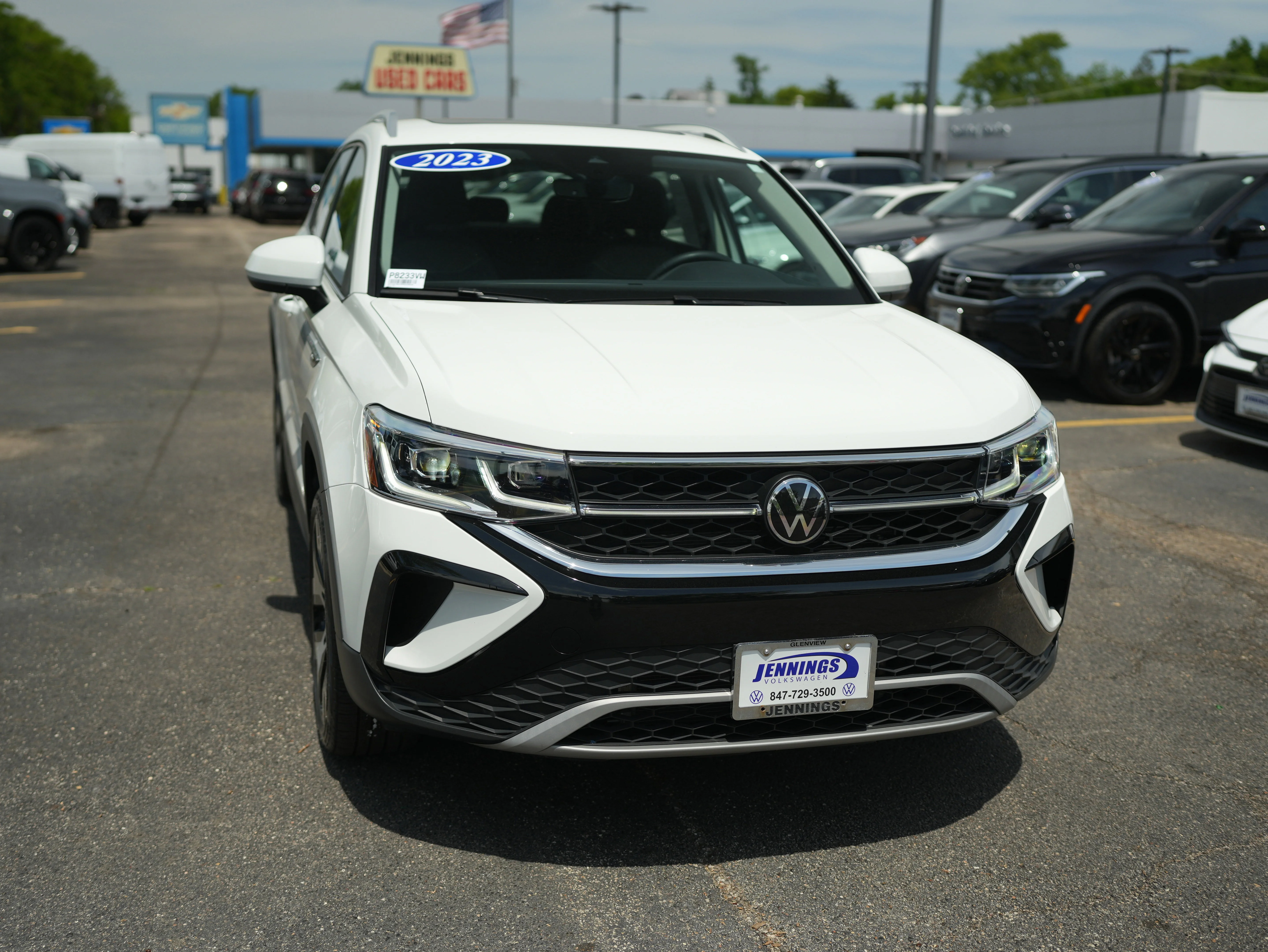 Certified Used 2023 White Volkswagen SEL image 2