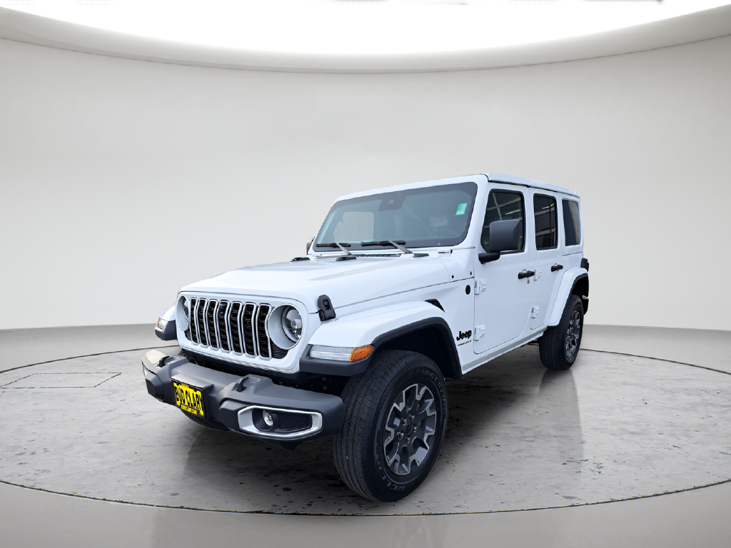 New 2025 Bright White Clear-Coat Exterior Paint Jeep Sahara image 1