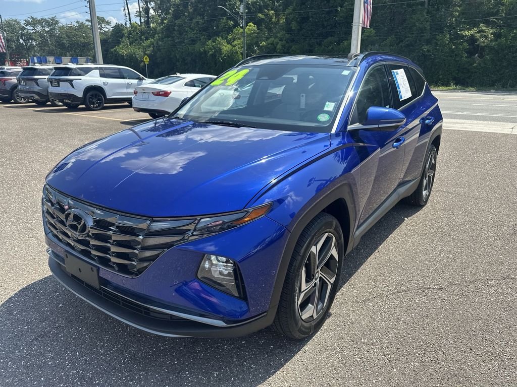 Used 2024 Blue Hyundai Limited image 12