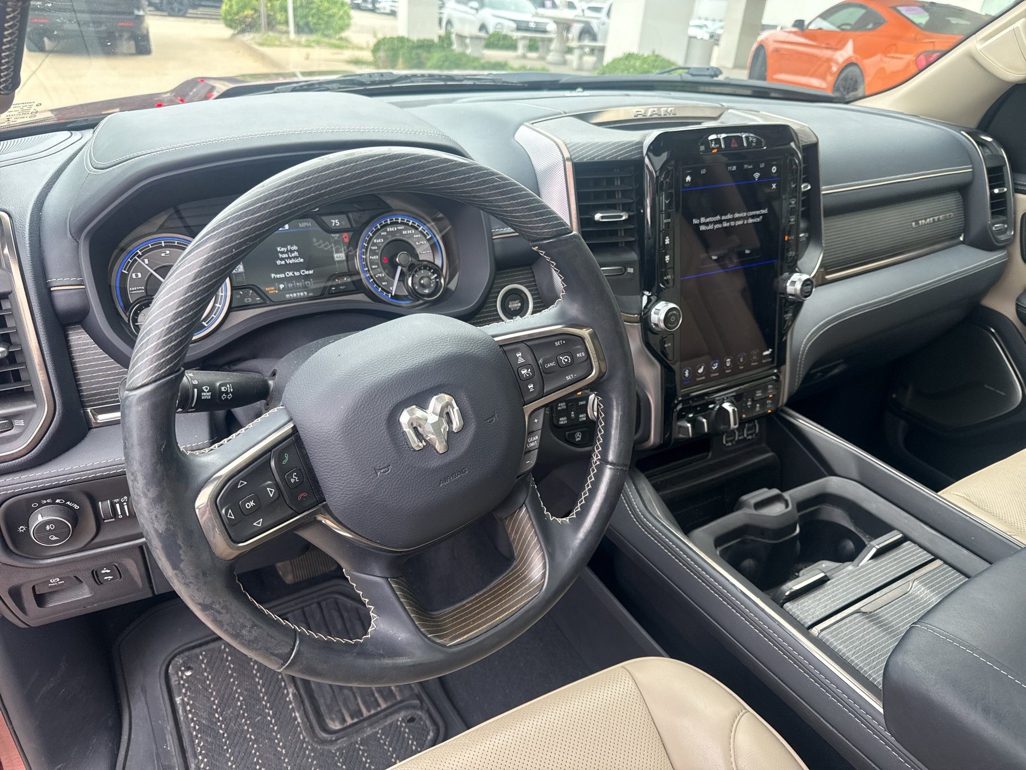 Used 2021 Delmonico Red Pearlcoat Ram Limited image 3