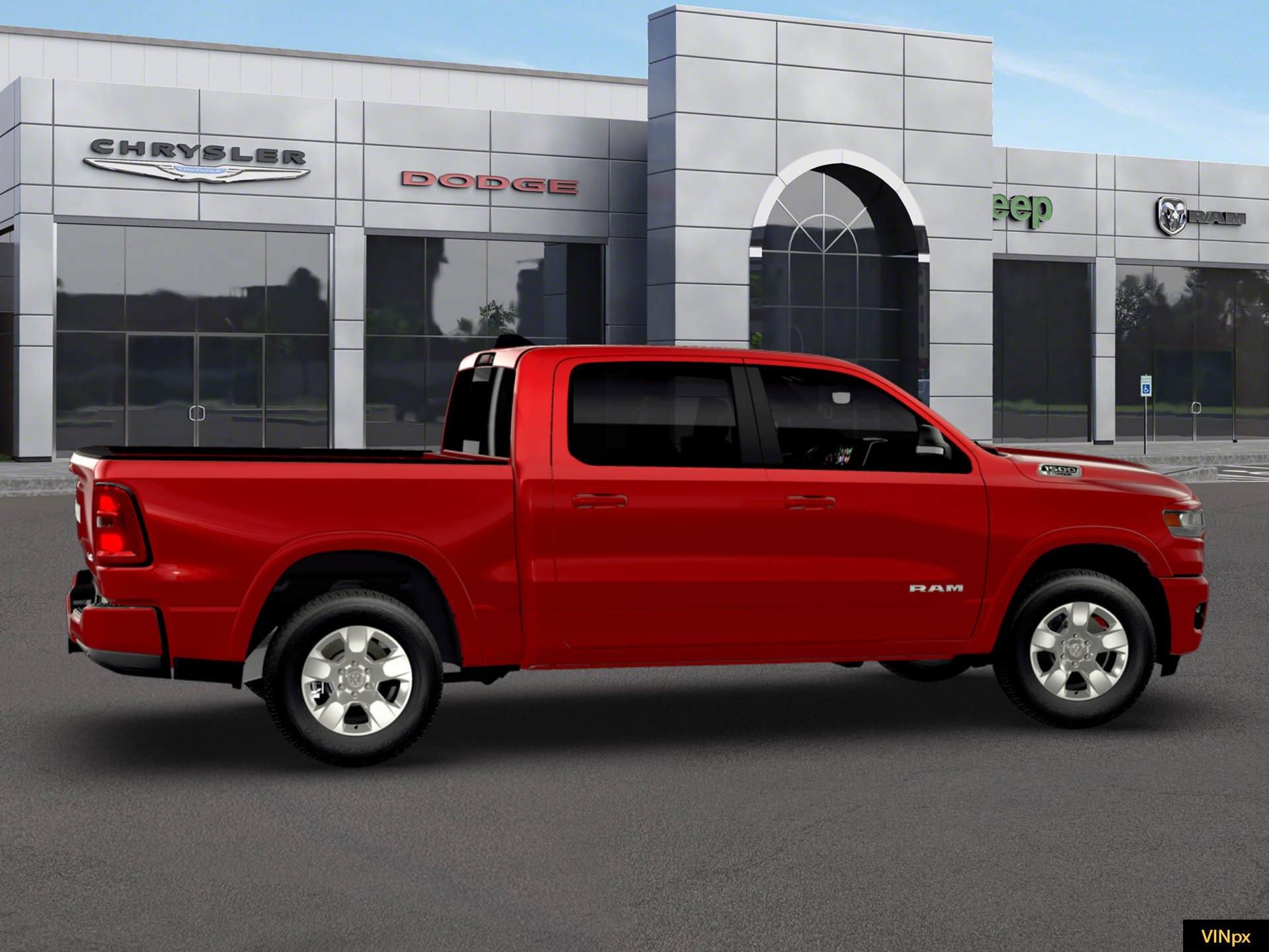New 2026 Molten Red Pearl-Coat Exterior Paint RAM  image 15
