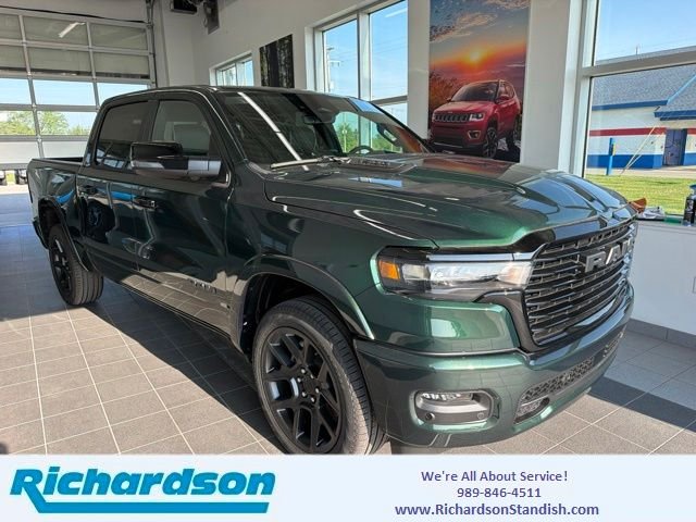 New 2026 Serrano-Green Metallic Exterior Paint RAM Laramie image 1