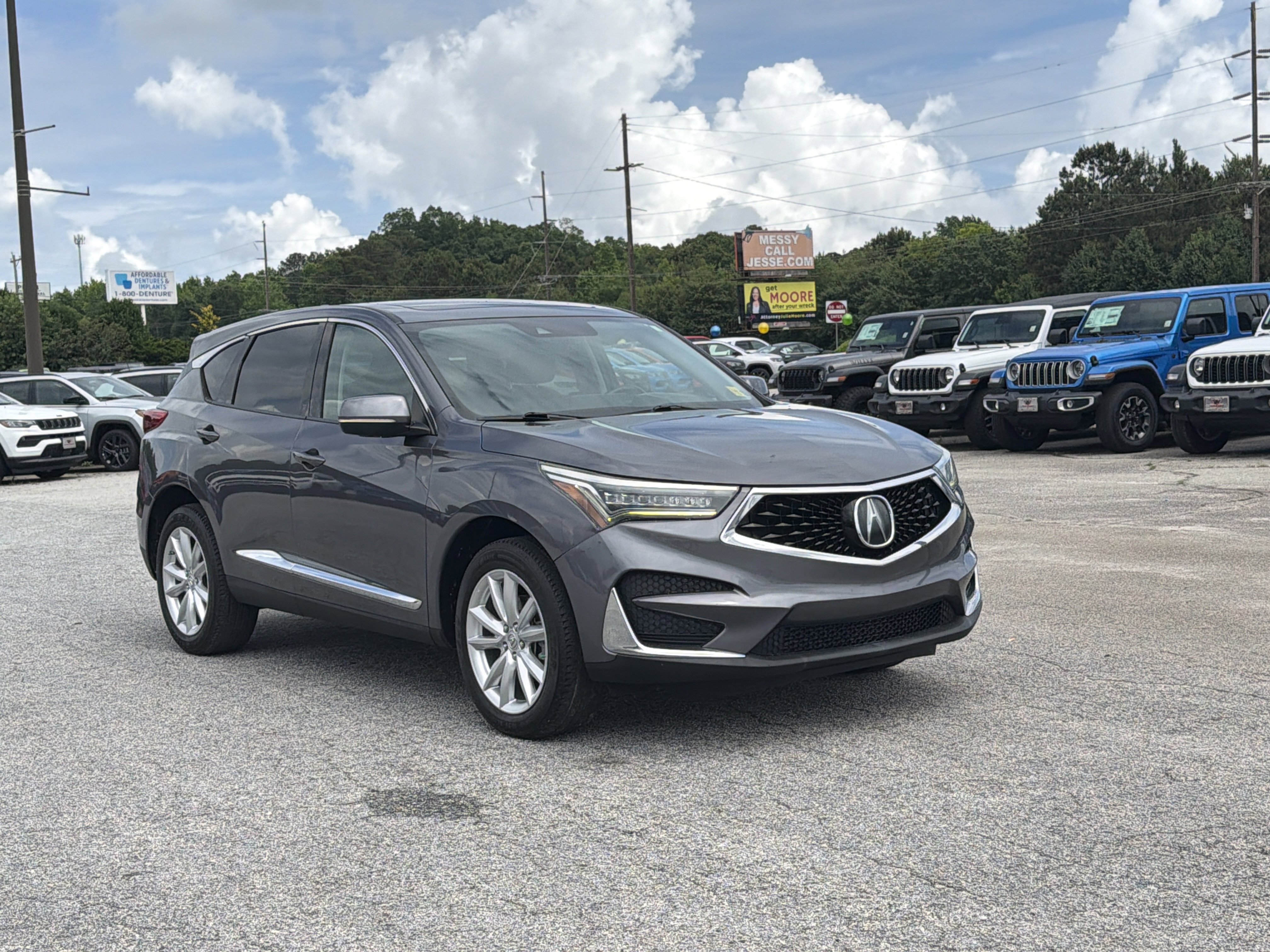 Used 2020 Lunar Silver Metallic Acura Base image 2