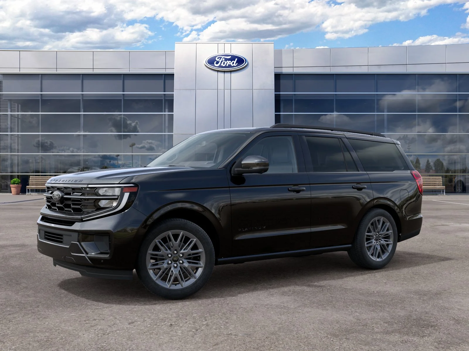 New 2027 Agate Black Metallic Ford Platinum image 33