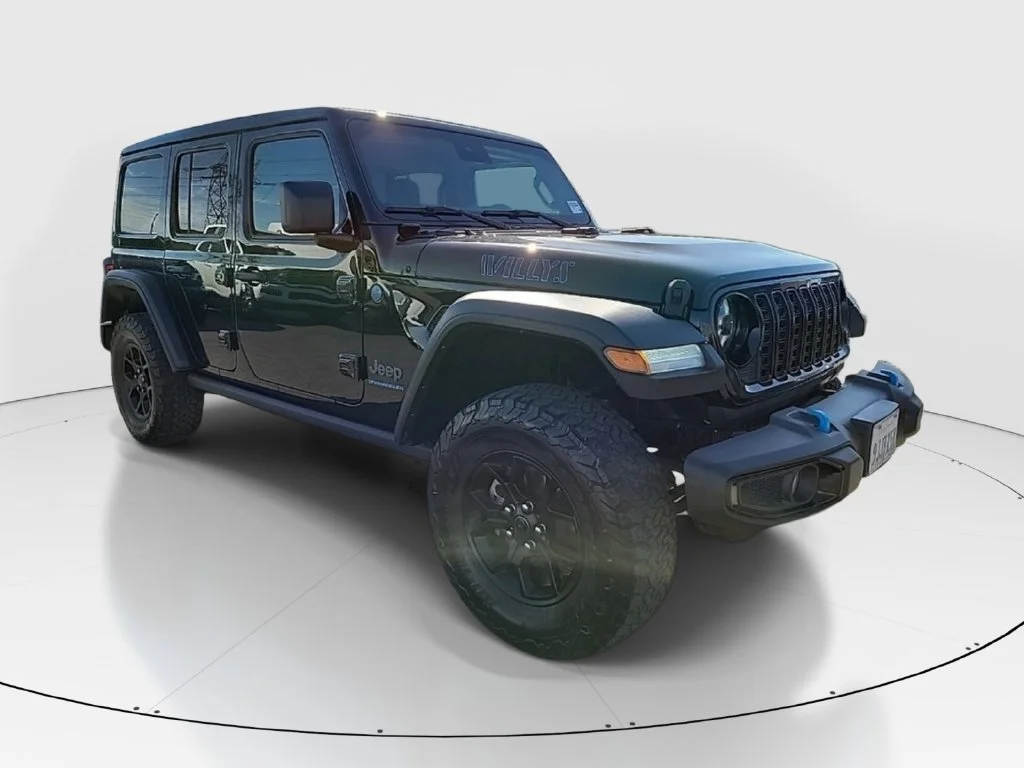 Used 2024 Black Jeep Willys 4xe image 3