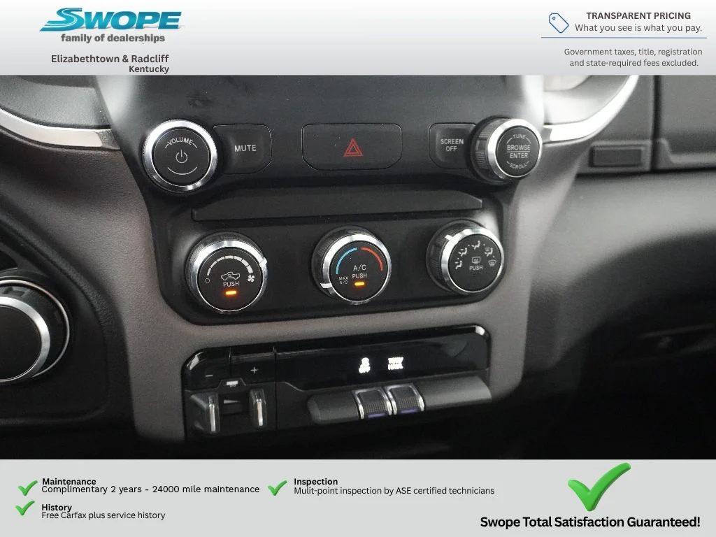 Used 2024 Bright White Clearcoat Ram Big Horn image 20