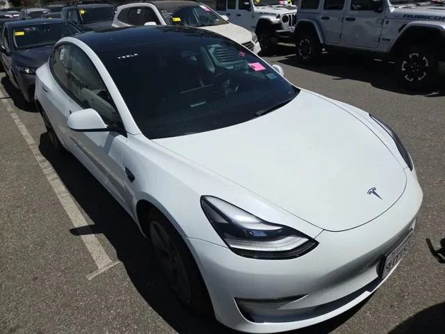 2022 Tesla Model 3 Long Range for sale at Sam Leman Chrysler Jeep Dodge of Bloomington
