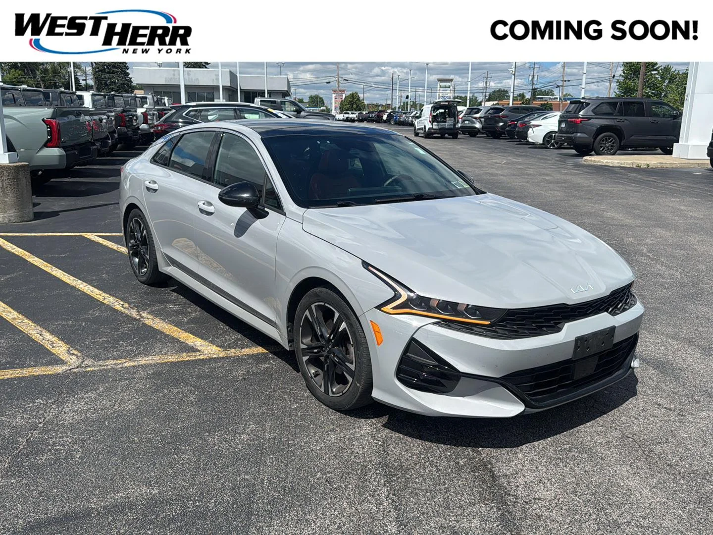 Used 2022 Wolf Gray Kia GT-Line image 1